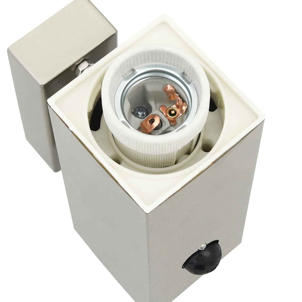 Vanjska zidna lampa 2 pcs Srebrno 10.5 x 6 x 33 cm