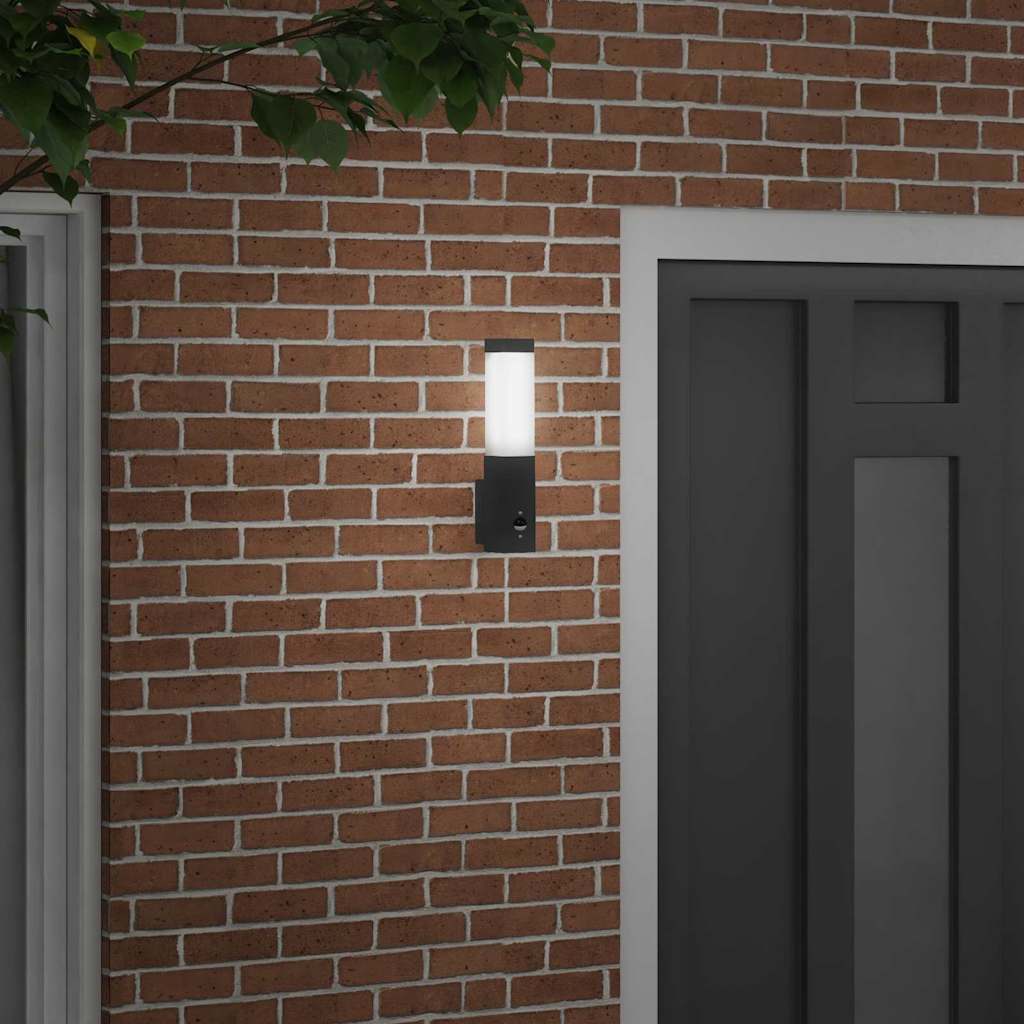 Vanjska zidna lampa Crna 10.5 x 6 x 33 cm