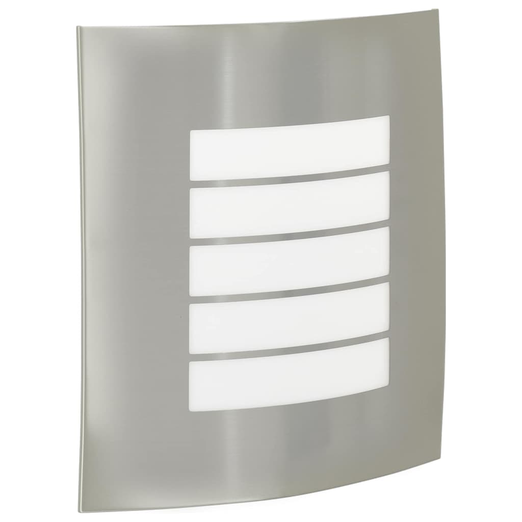 Vanjska zidna lampa 2 pcs Srebrno 23.5 x 9 x 26 cm