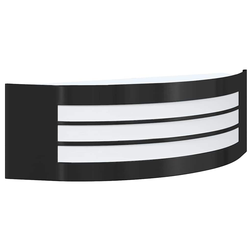 Vanjska zidna lampa 2 pcs Crna 32 x 10 x 10 cm