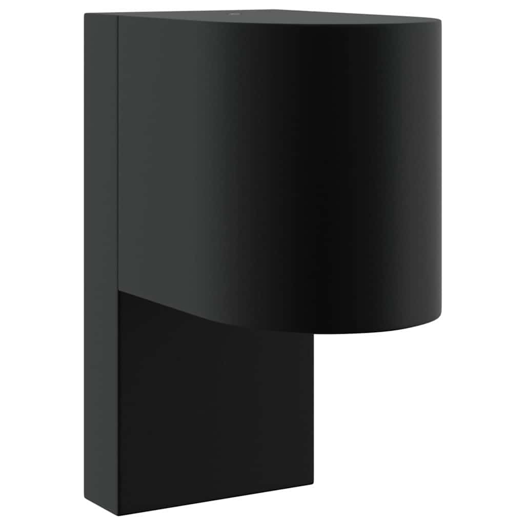 Vanjska zidna lampa Crna 12 x 7 x 15 cm Nehrđajući čelik