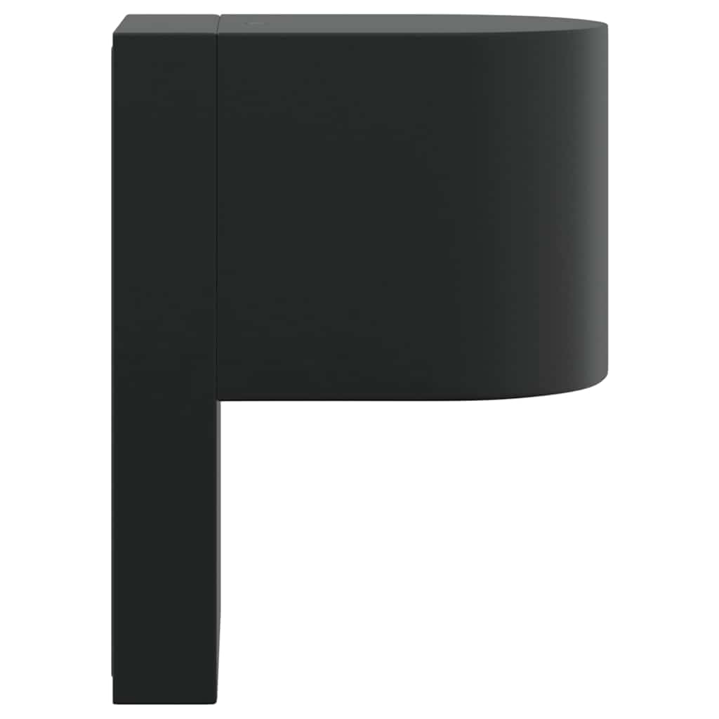 Vanjska zidna lampa Crna 12 x 7 x 15 cm Nehrđajući čelik