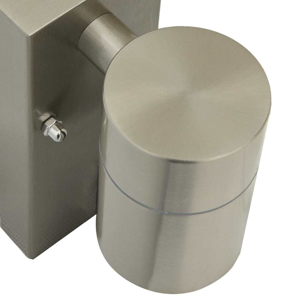 Vanjska zidna lampa Srebrno 6,5 x 10,5 x 16 cm