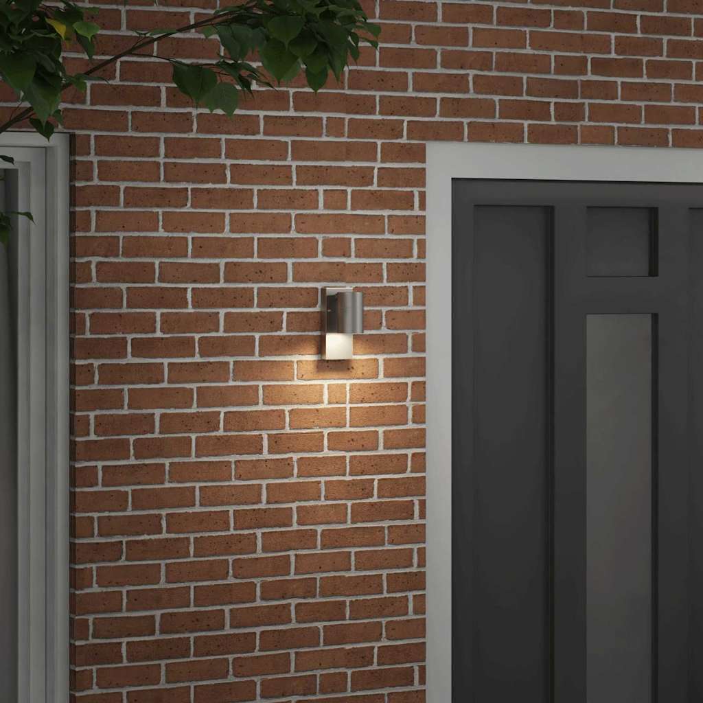 Vanjska zidna lampa Srebrno 6,5 x 10,5 x 16 cm