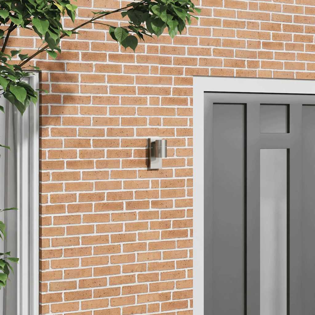 Vanjska zidna lampa Srebrno 6,5 x 10,5 x 16 cm
