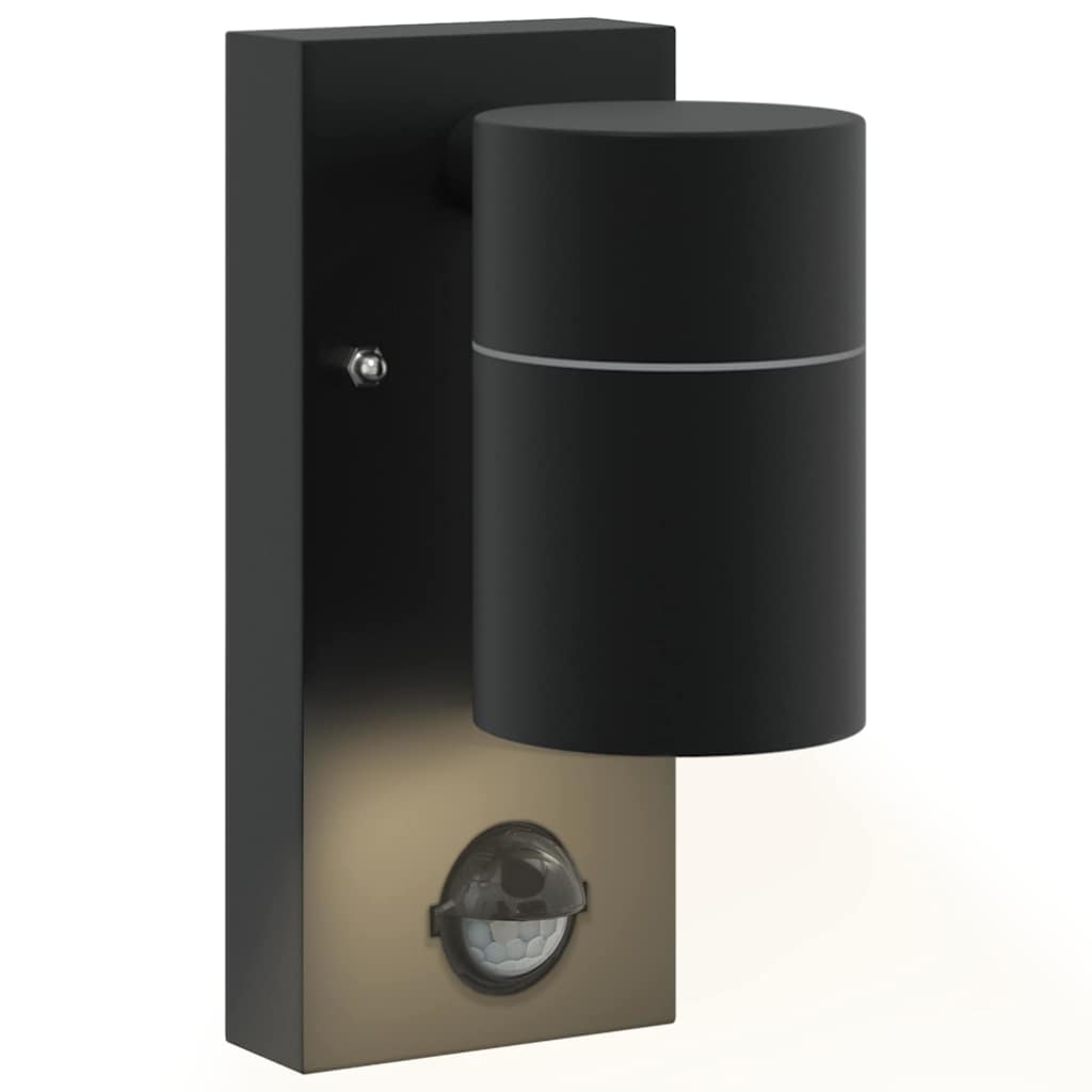 Vanjska zidna lampa 2 pcs Crna 6,5 x 10,5 x 16 cm