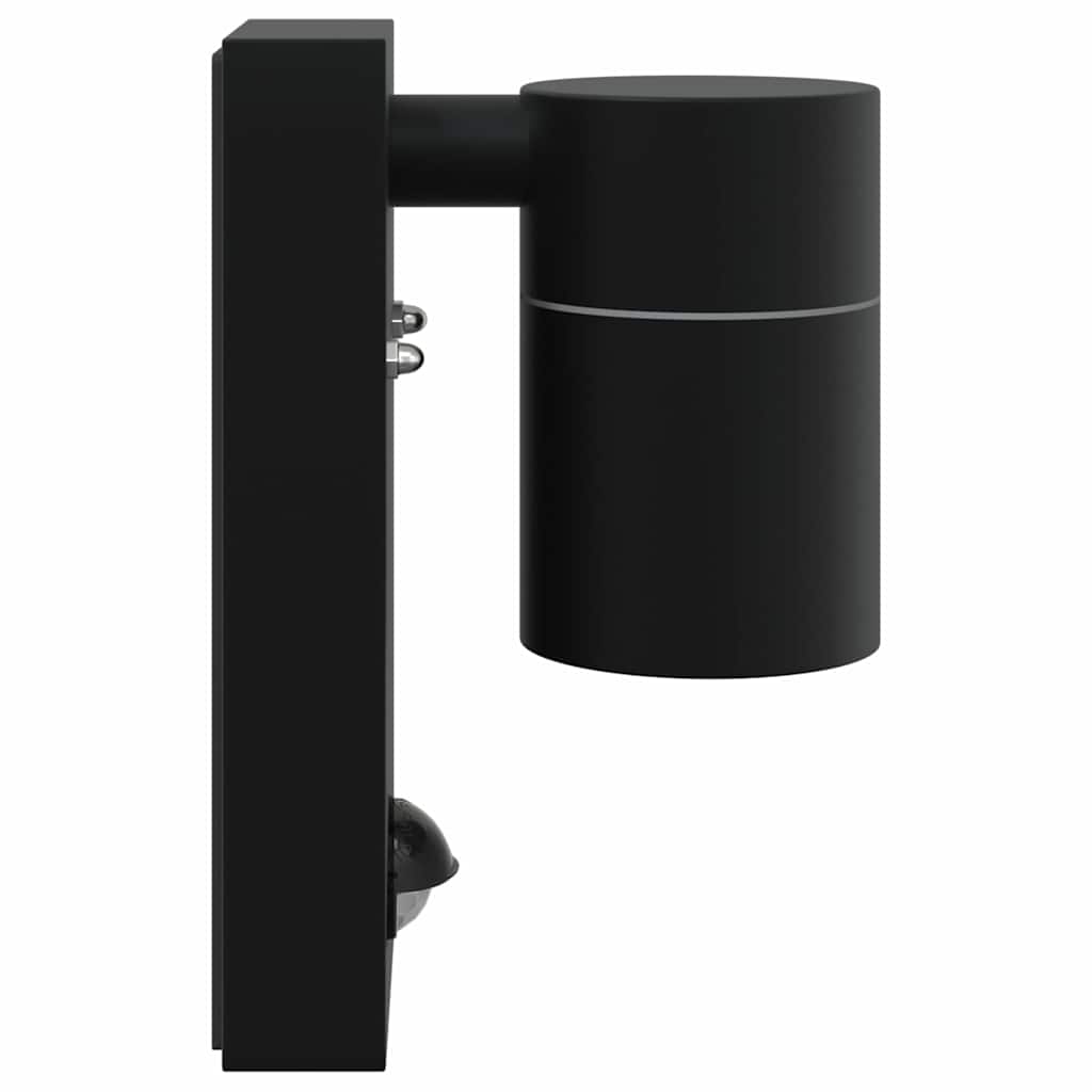 Vanjska zidna lampa 2 pcs Crna 6,5 x 10,5 x 16 cm