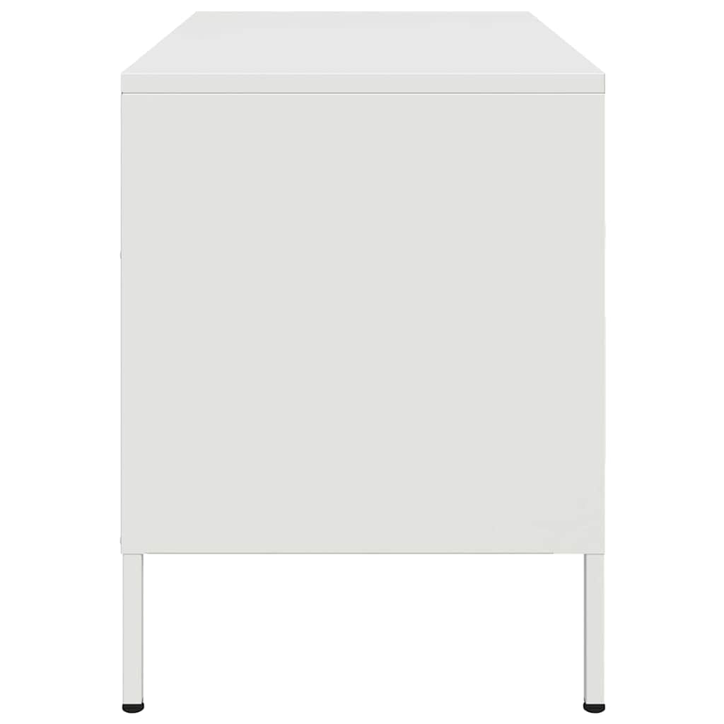 TV ormarić bijeli 68 x 39 x 50,5 cm čelični