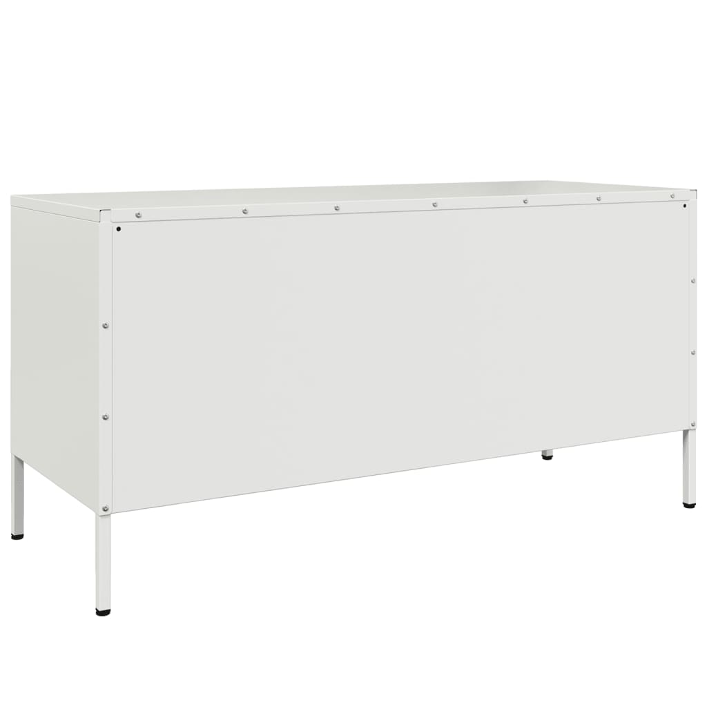TV ormarić bijeli 100,5 x 39 x 50,5 cm čelični