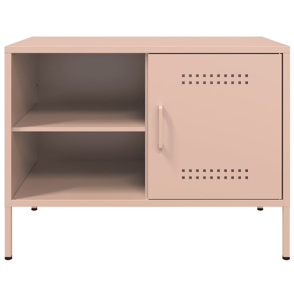 TV ormarić ružičasti 68 x 39 x 50,5 cm čelični