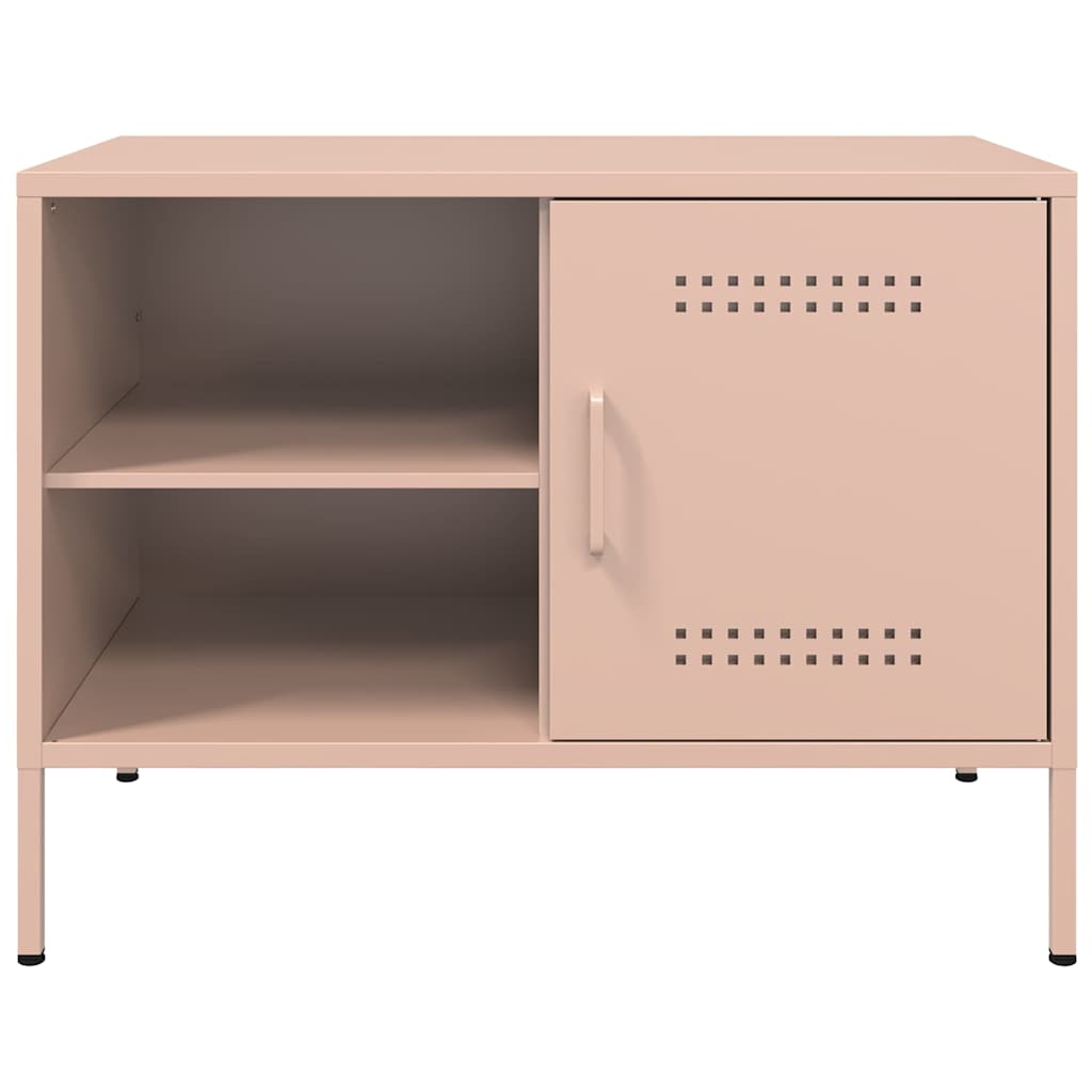 TV ormarići 2 kom ružičasti 68 x 39 x 50,5 cm čelični