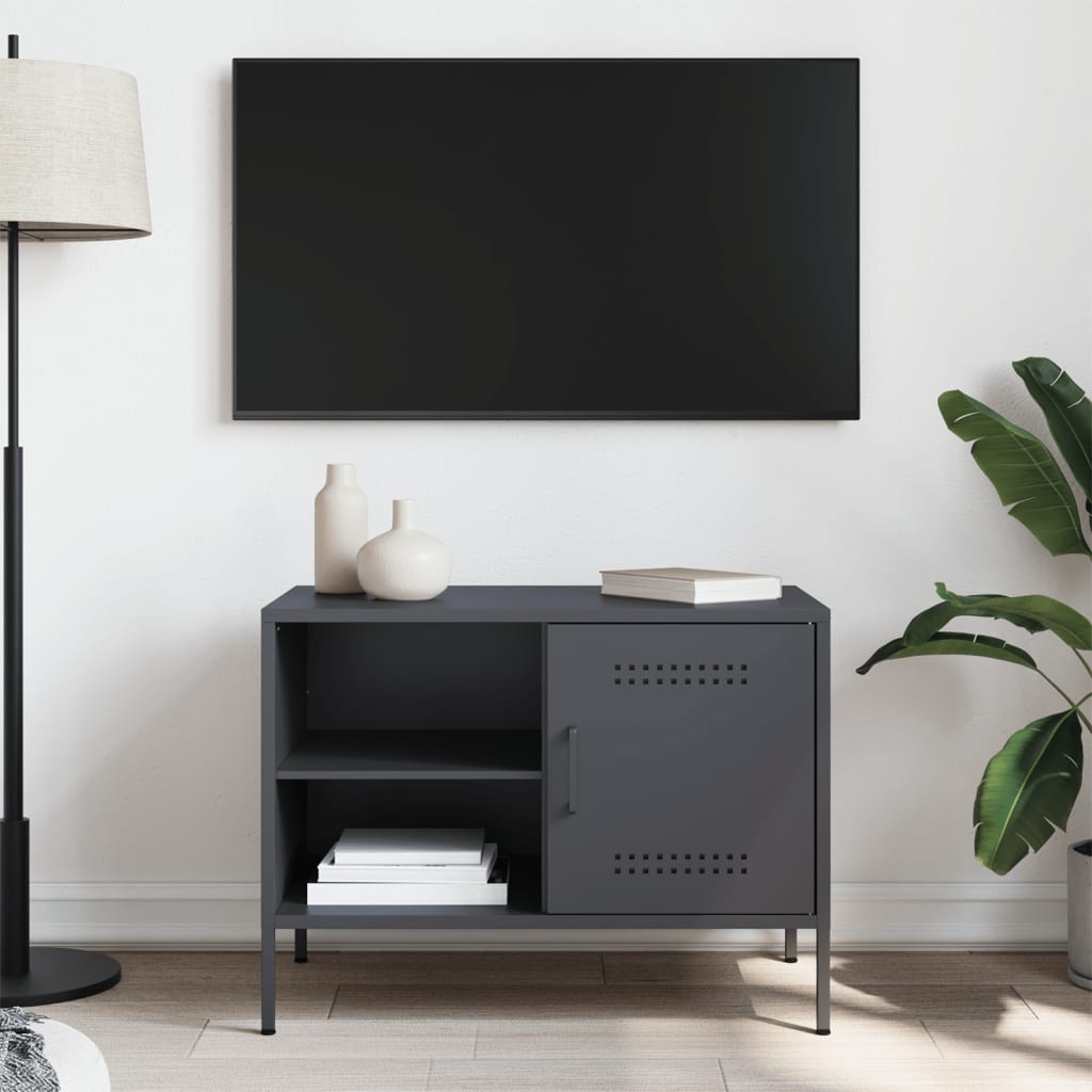 TV ormarić antracit 68 x 39 x 50,5 cm čelični