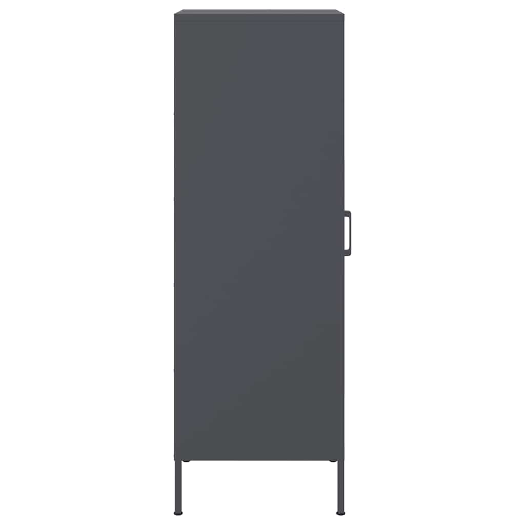Visoka komoda antracit 36 x 39 x 113 cm čelična