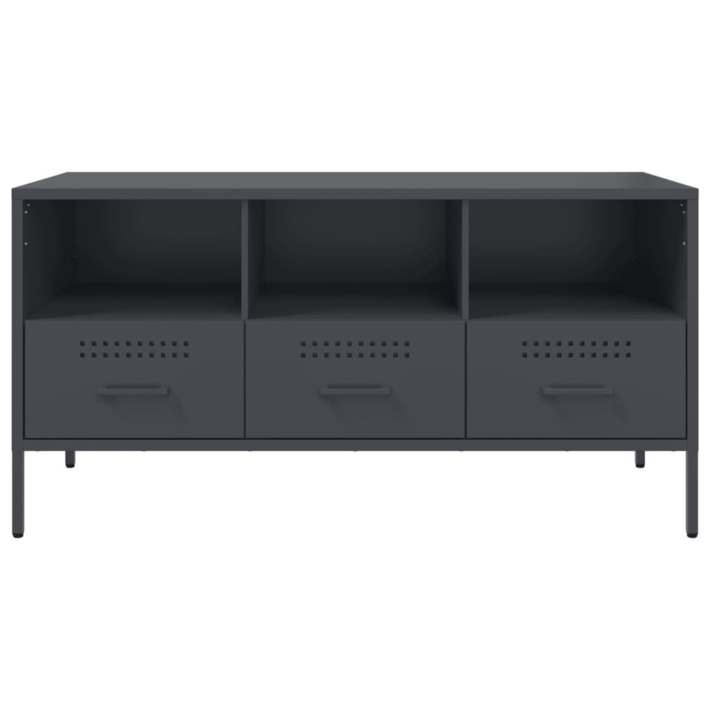 TV ormarić antracit 100,5 x 39 x 50,5 cm čelični
