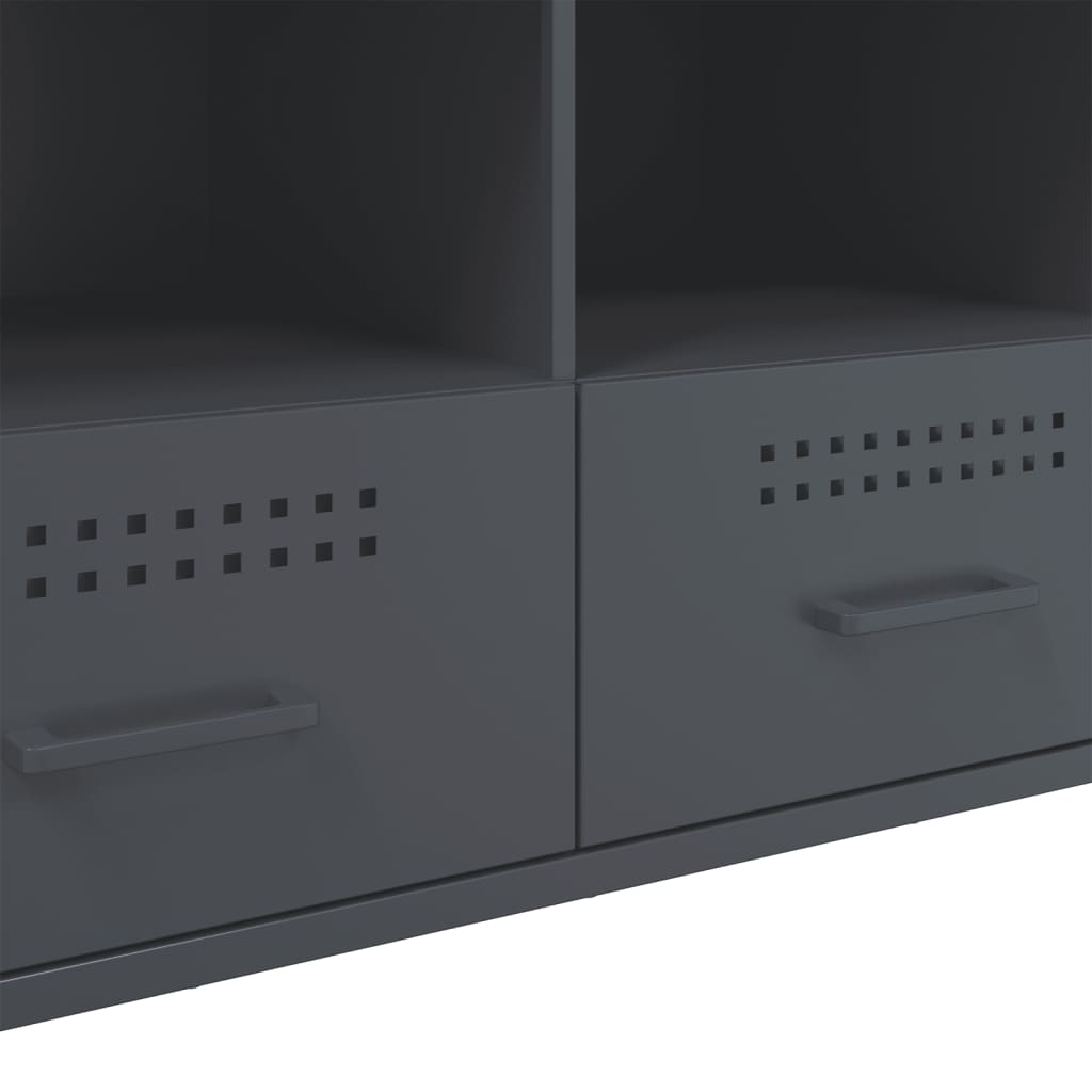 TV ormarić antracit 100,5 x 39 x 50,5 cm čelični