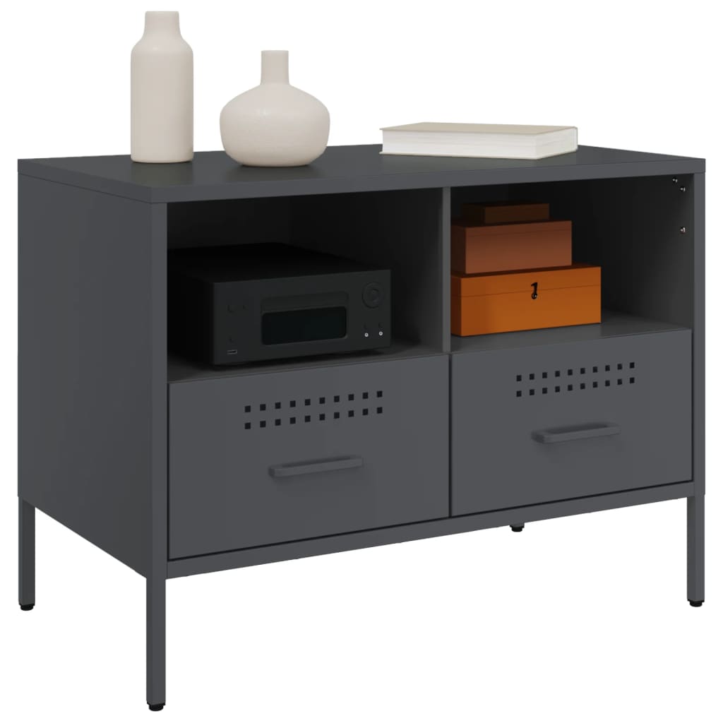 TV ormarić antracit 68 x 39 x 50,5 cm čelični