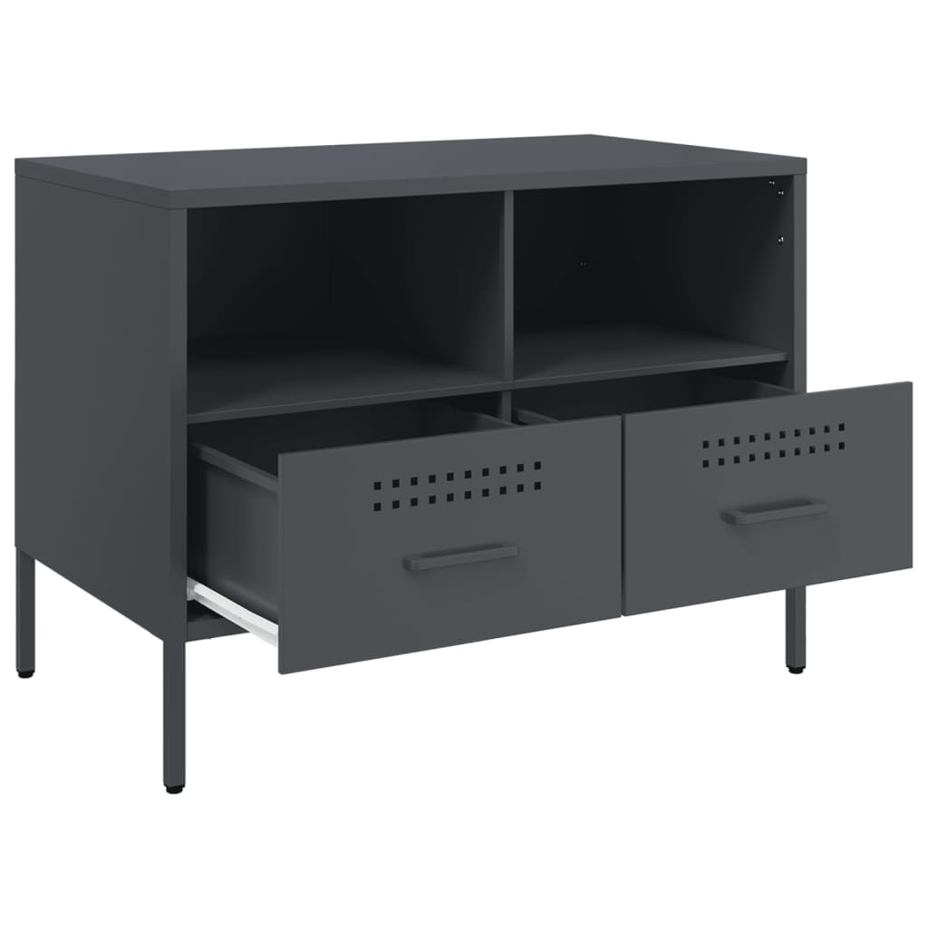 TV ormarić antracit 68 x 39 x 50,5 cm čelični