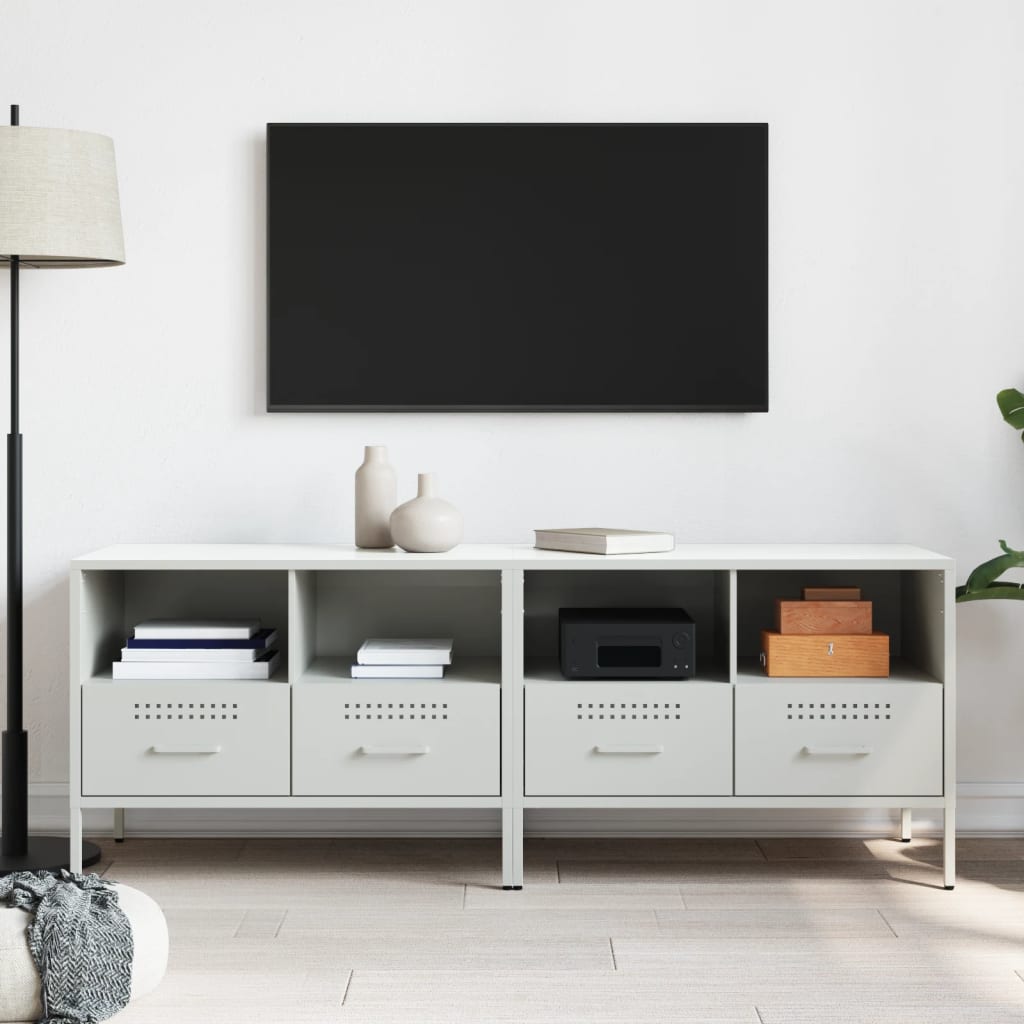 TV ormarići 2 kom bijeli 68 x 39 x 50,5 cm čelični