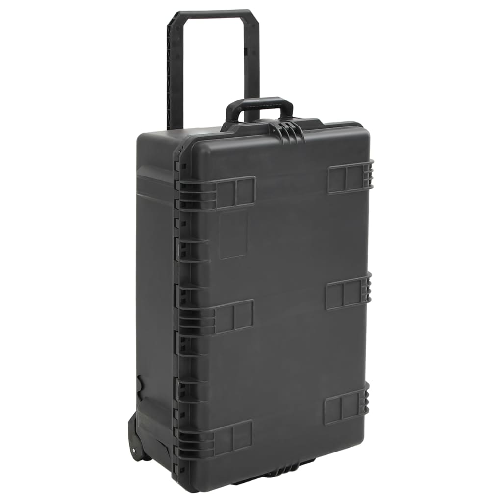 Prijenosni kovčeg crni 79,5x51,5x30,5 cm od PP-a