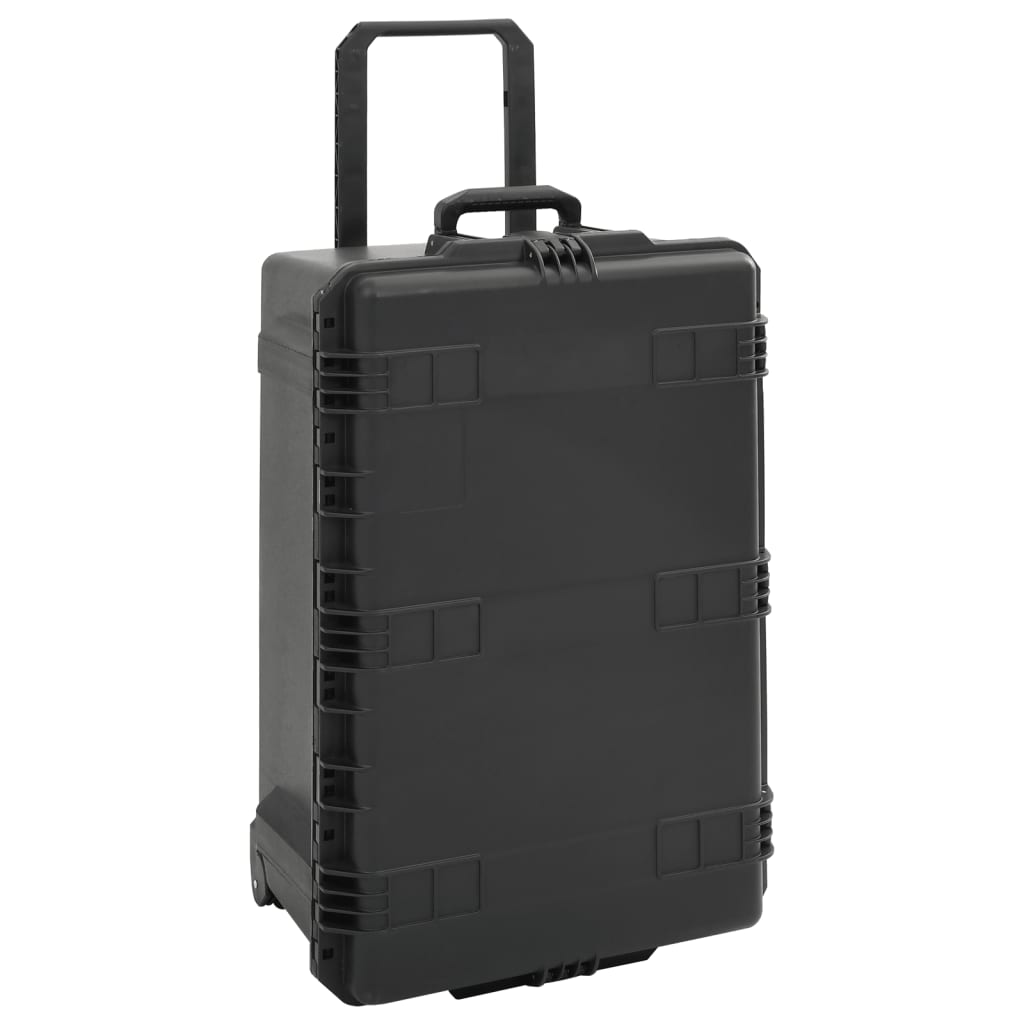 Prijenosni kovčeg crni 79,5x52x39 cm od PP-a