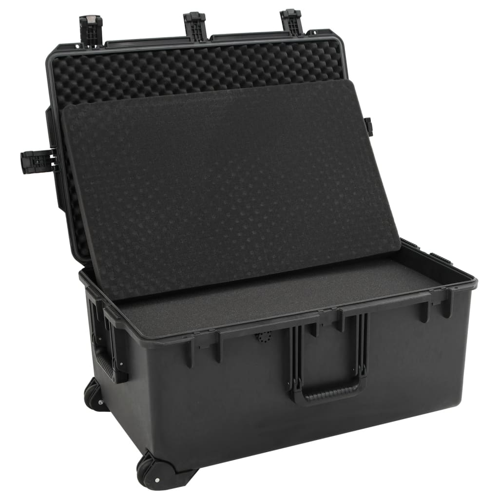 Prijenosni kovčeg crni 79,5x52x39 cm od PP-a