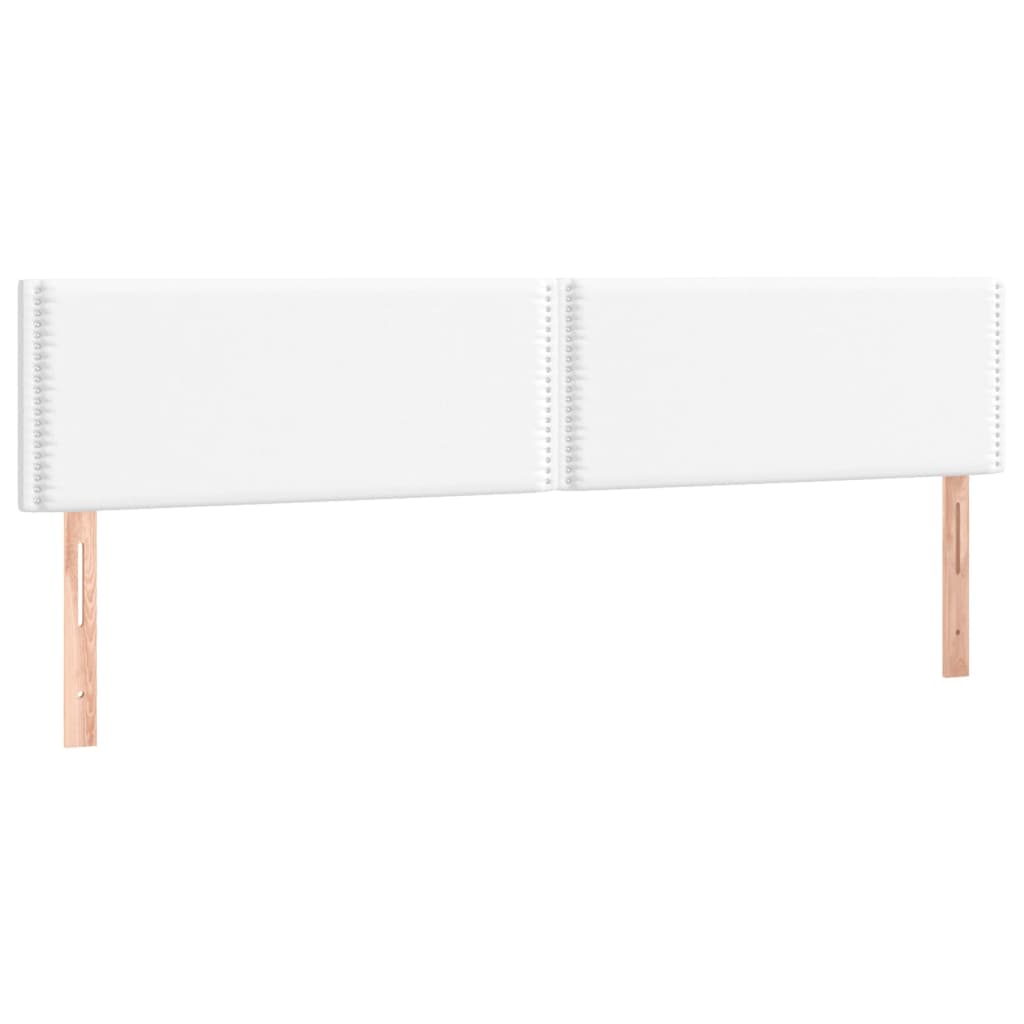 Krevet box spring s madracem LED bijeli 120x190 cm umjetna koža