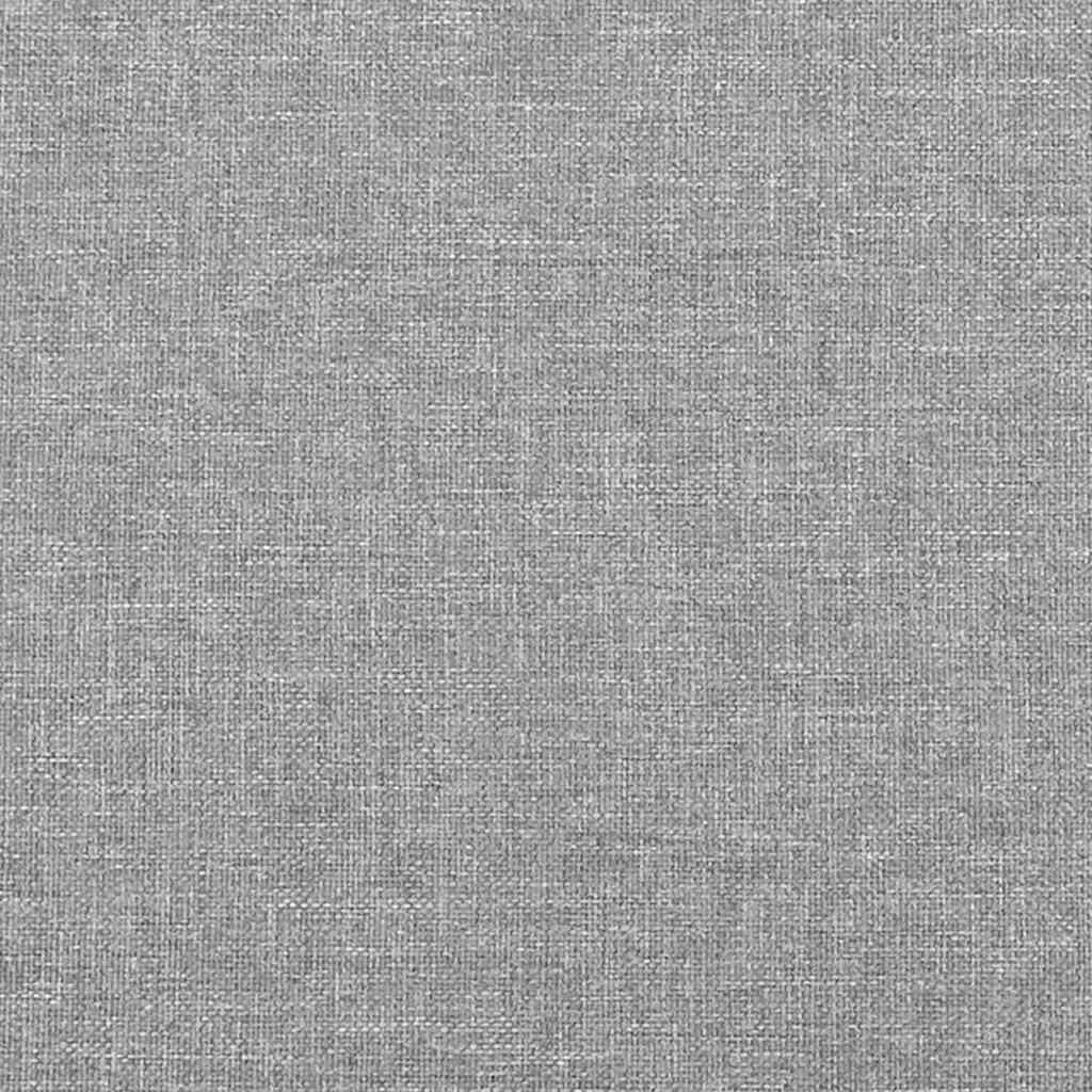 Krevet s oprugama i madracem svjetlosivi 120x190 cm od tkanine