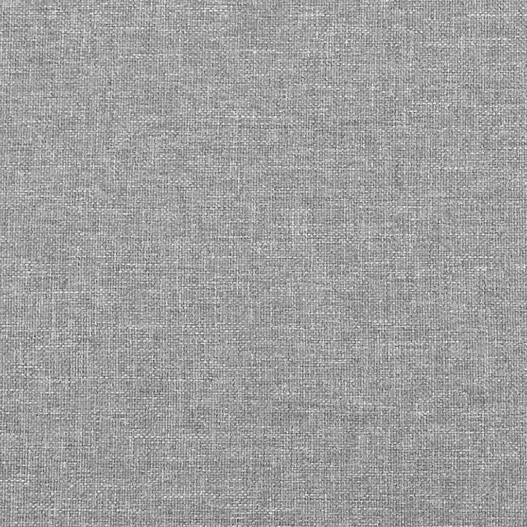 Krevet s oprugama i madracem svjetlosivi 120x190 cm od tkanine