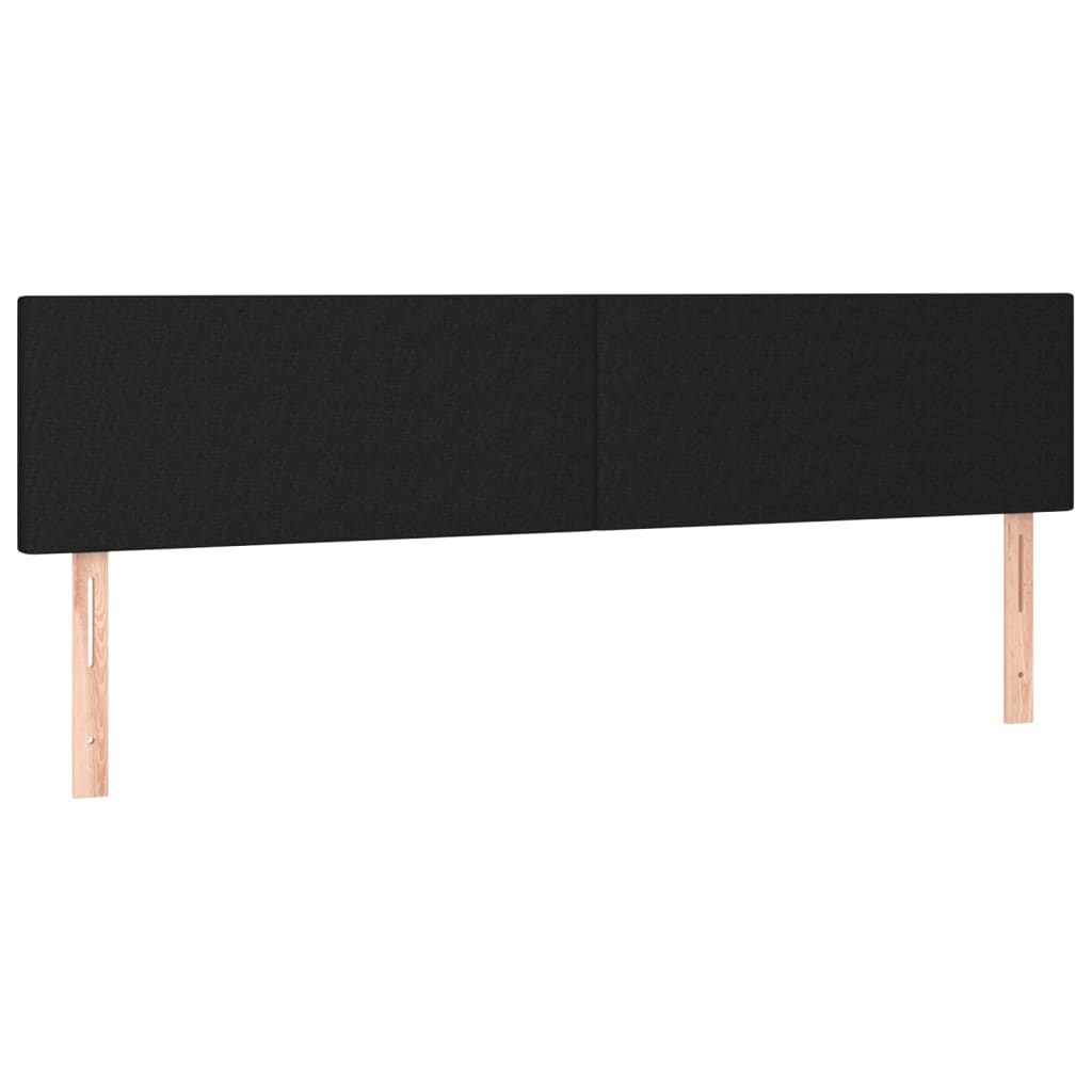 Okvir kreveta bez madraca crni 120x190 cm od tkanine