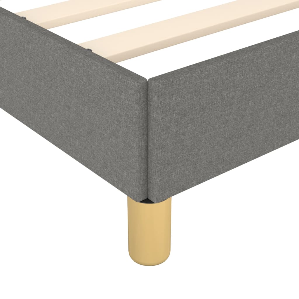 Okvir krevet bez madraca tamnosiva 120x190 cm od tkanine