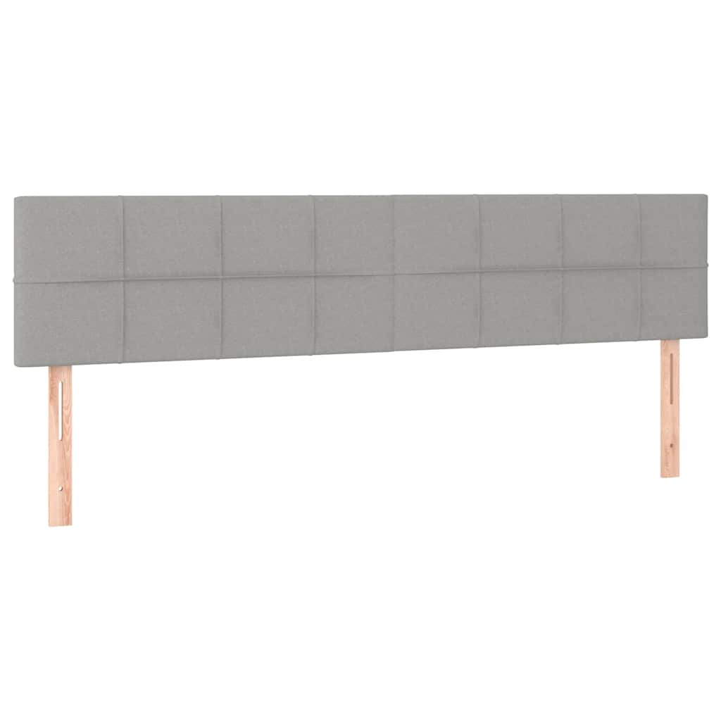 Okvir za krevet bez madraca svjetlosivi 120x190 cm od tkanine