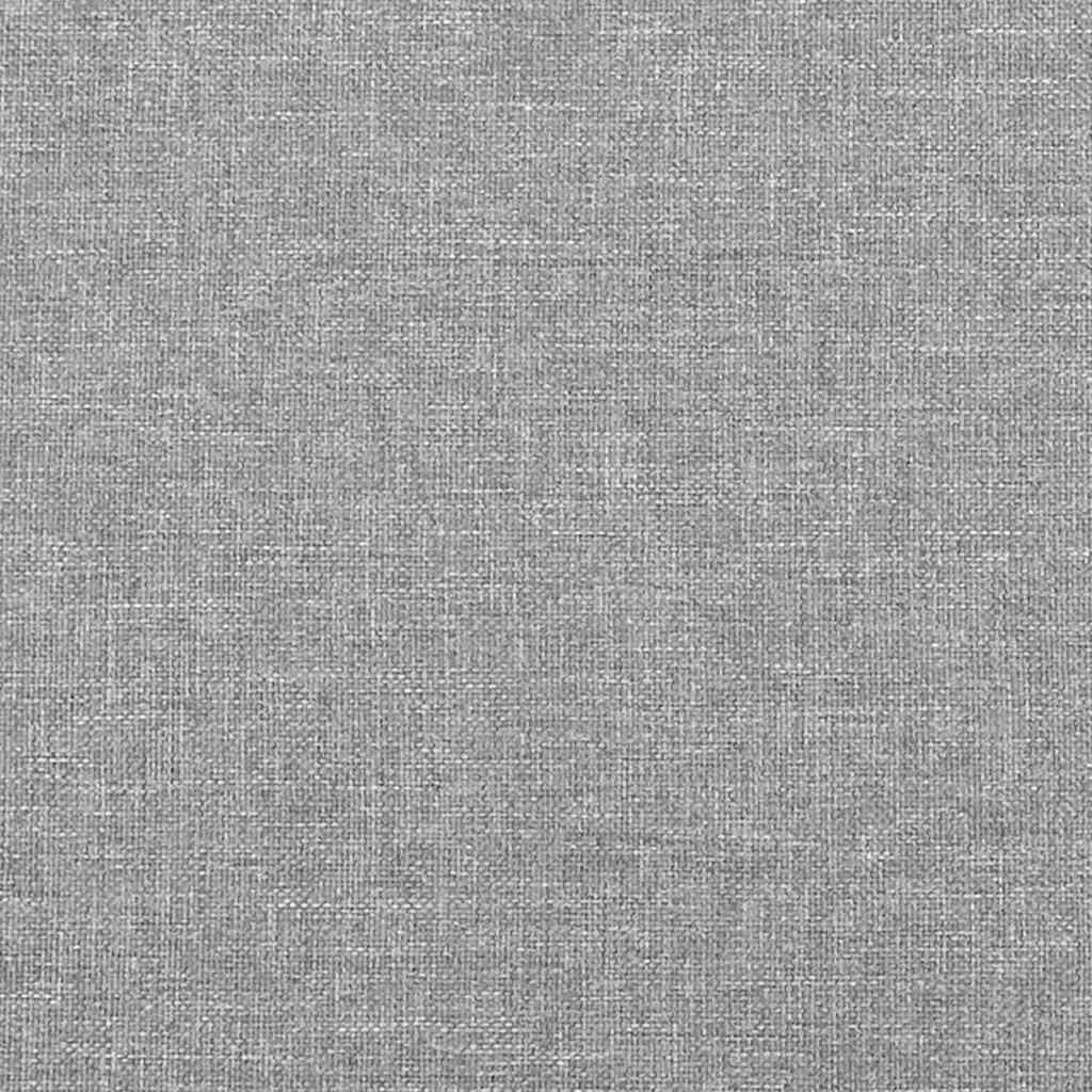 Okvir za krevet bez madraca svjetlosivi 120x190 cm od tkanine
