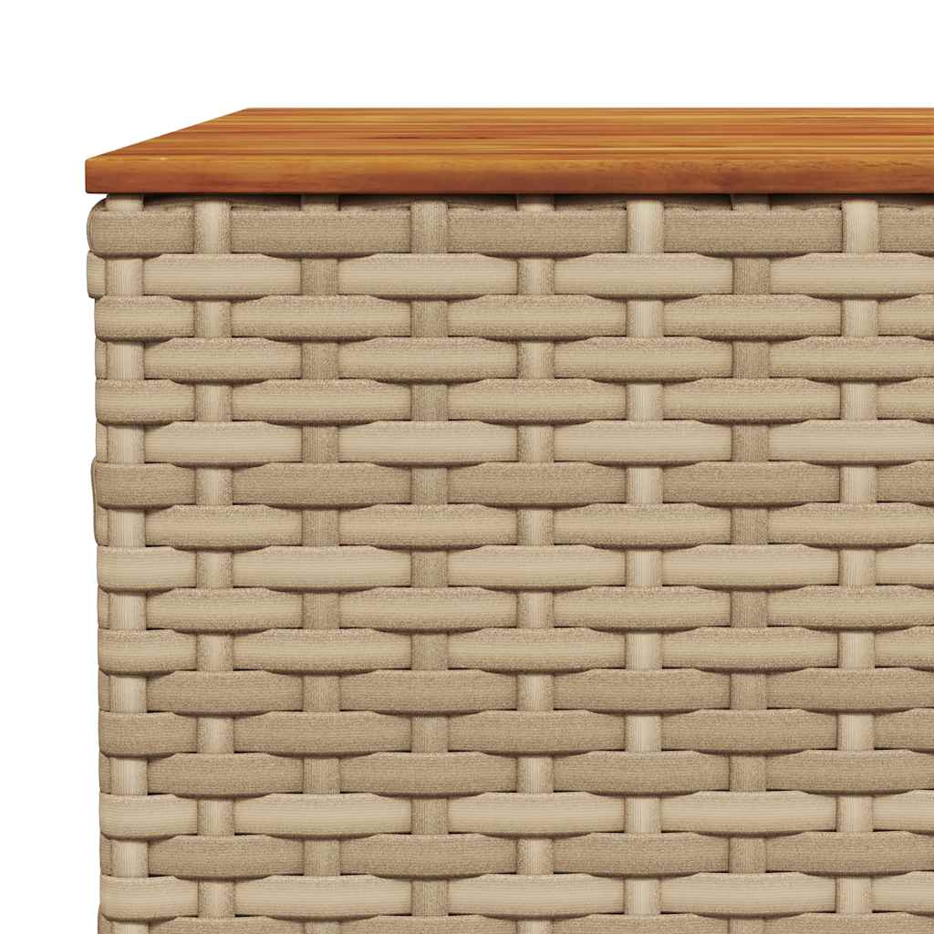 5-dijelni vrtni set sofa s jastucima bež od poliratana 55 x 55 x 36 cm