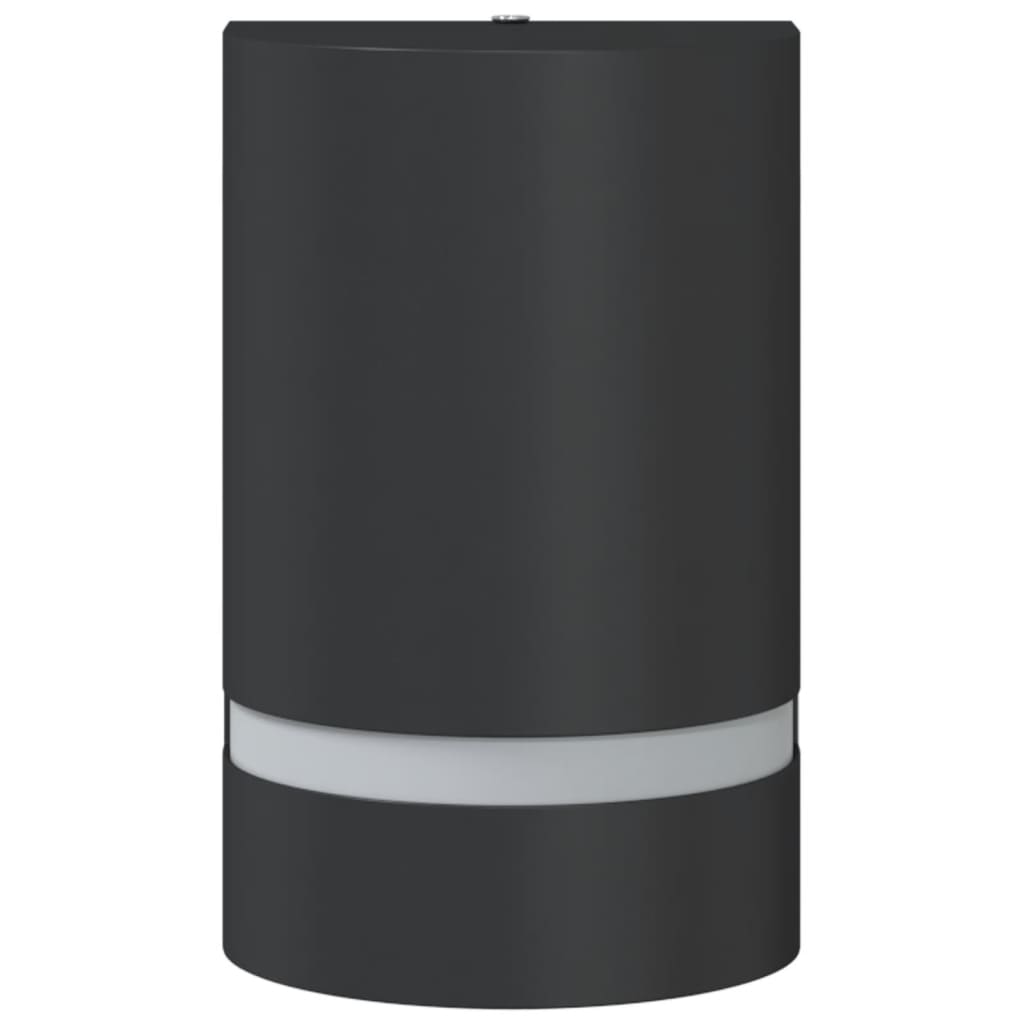 Vanjska zidna svjetiljka crna od lijevanog aluminija