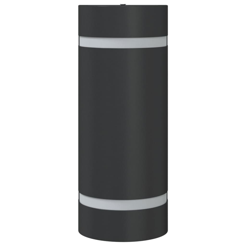 Vanjska zidna svjetiljka crna od lijevanog aluminija