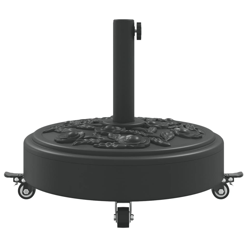 Baza suncobrana s kotačima za stupove Ø 38/48 mm 27 kg okrugla