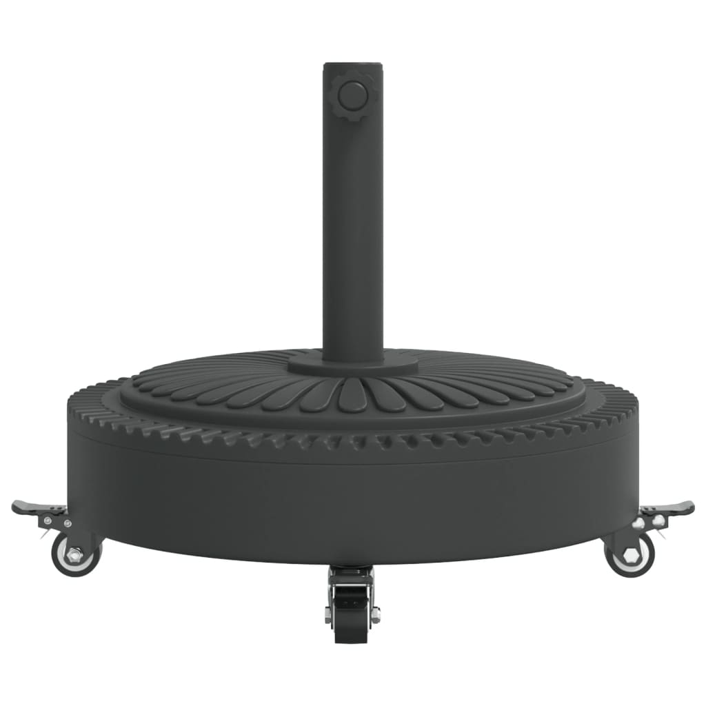 Baza suncobrana s kotačima za stupove Ø 38/48 mm 27 kg okrugla