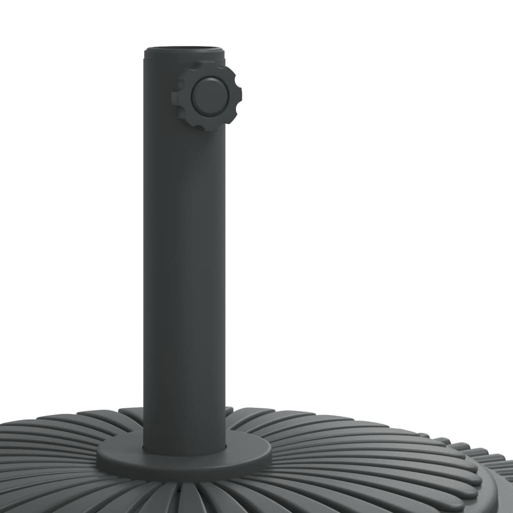 Baza suncobrana s kotačima za stupove Ø 38/48 mm 27 kg okrugla