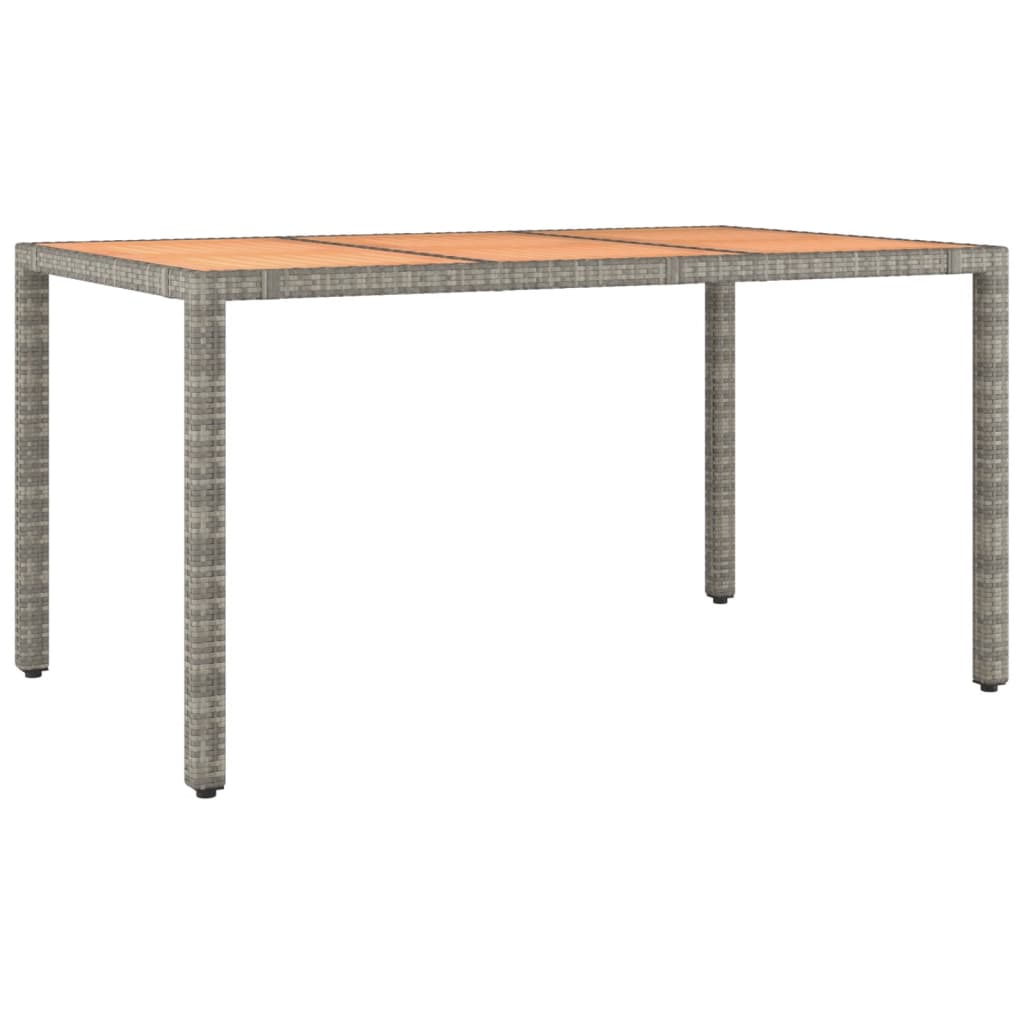 7-dijelni vrtni bistro set od poliratana s jastucima sivi