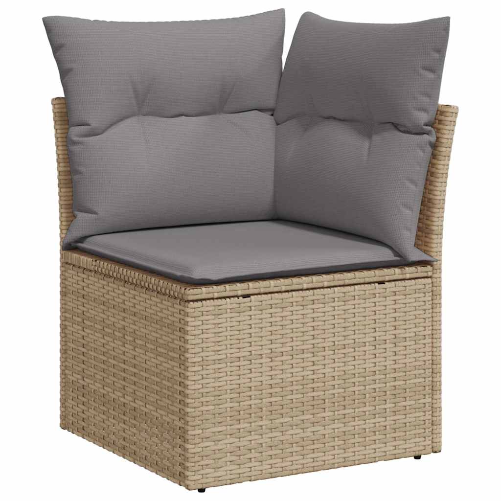 8-dijelni set vrtnih sofa od poliratana s jastucima bež