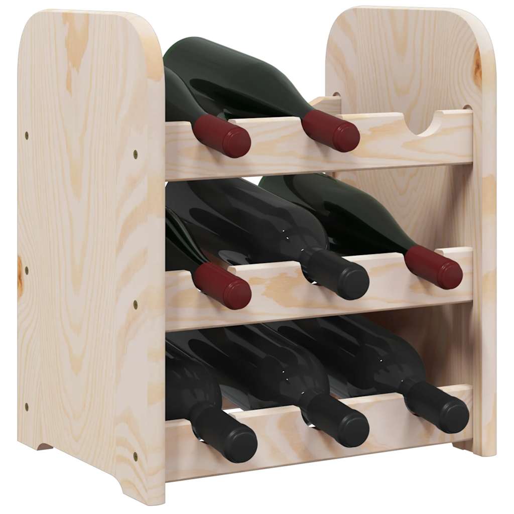 Stalak za vino 33 x 25 x 37 cm od masivne borovine