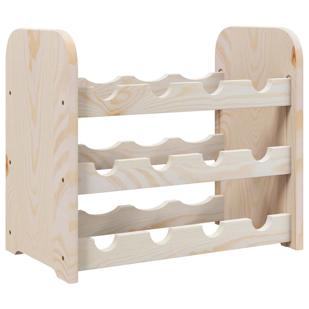 Stalak za vino 43 x 25 x 37 cm od masivne borovine