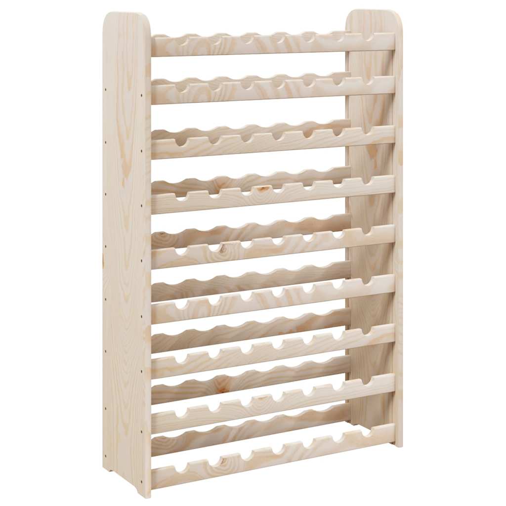 Stalak za vino 72,5 x 25 x 111,5 cm od masivne borovine