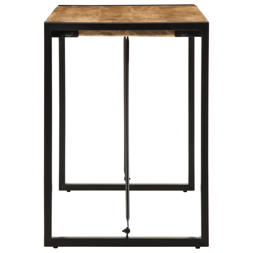 Blagovaonski stol 120 x 55 x 76 cm masivno grubo drvo manga