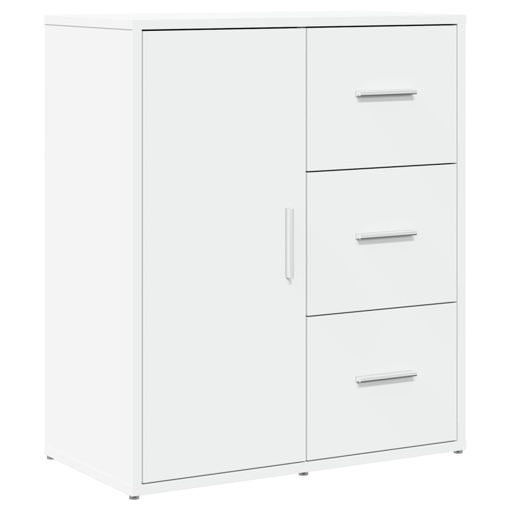 Komoda 2 kom bijela 60 x 31 x 70 cm od konstruiranog drva