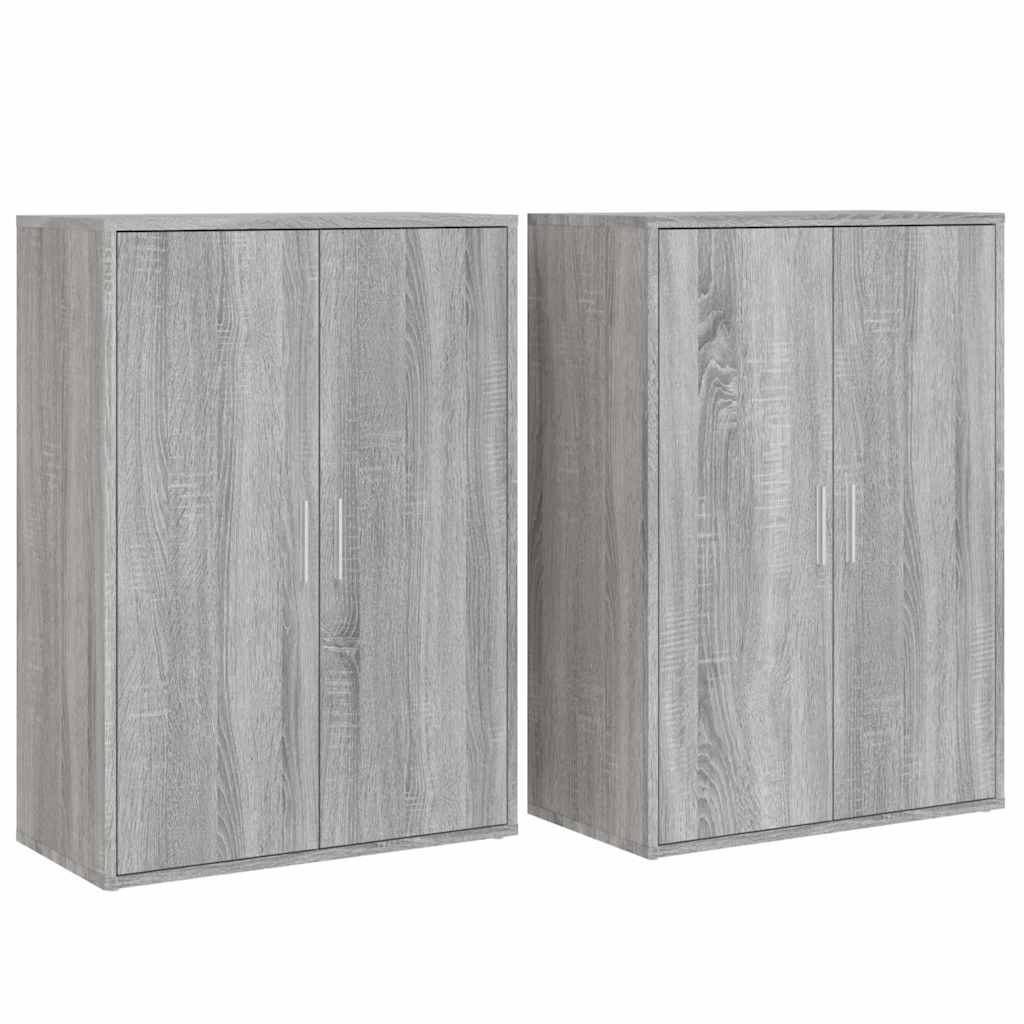 Komoda 2 kom boja hrasta sonome 60x31x84 cm konstruiranog drva