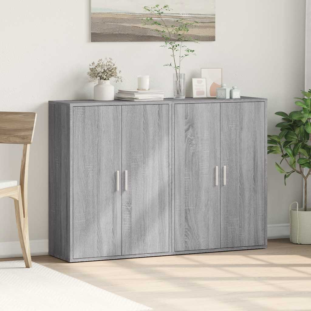 Komoda 2 kom boja hrasta sonome 60x31x84 cm konstruiranog drva