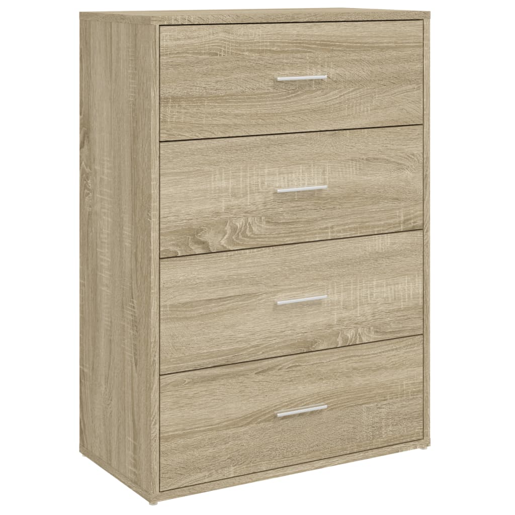 Komoda 2 kom boja hrasta sonome 60x31x84 cm konstruiranog drva