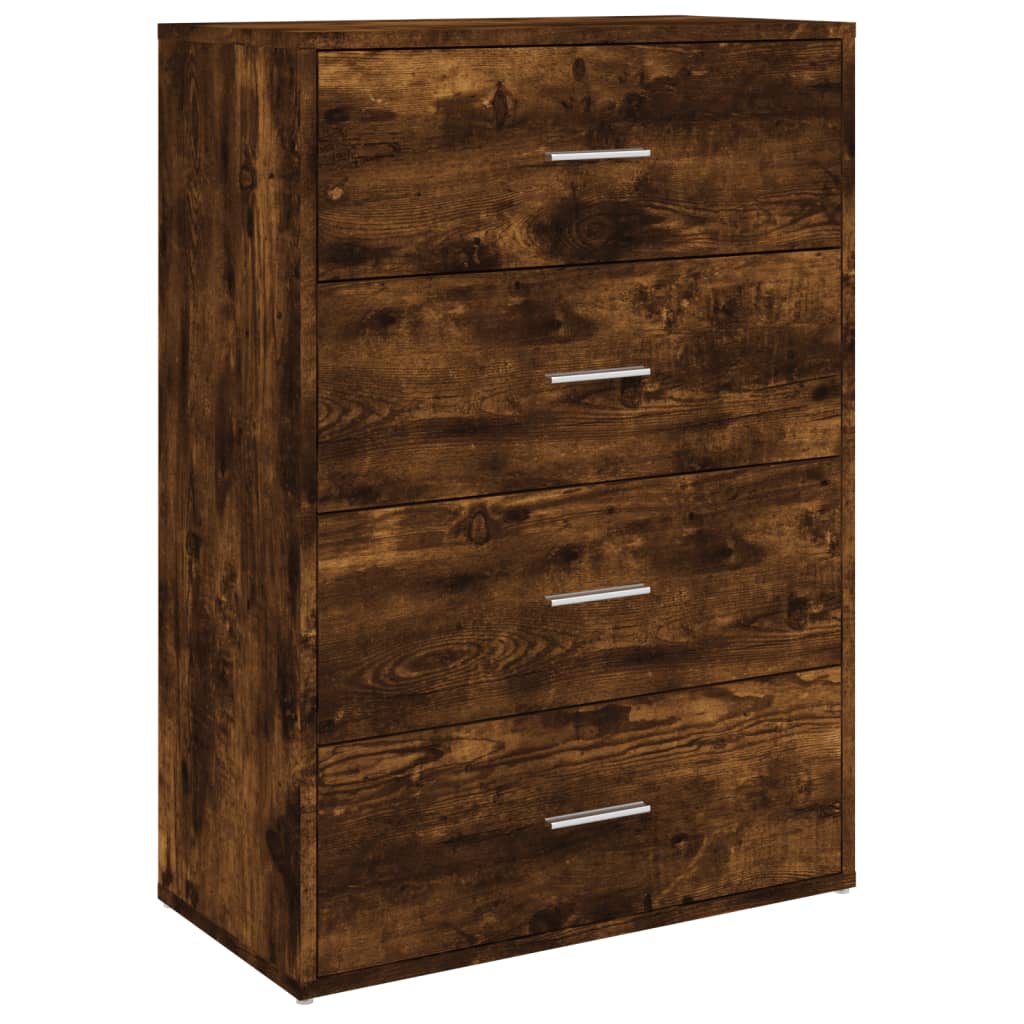 Komoda 2 kom boja dimljenog hrasta 60x31x84cm konstruirano drvo