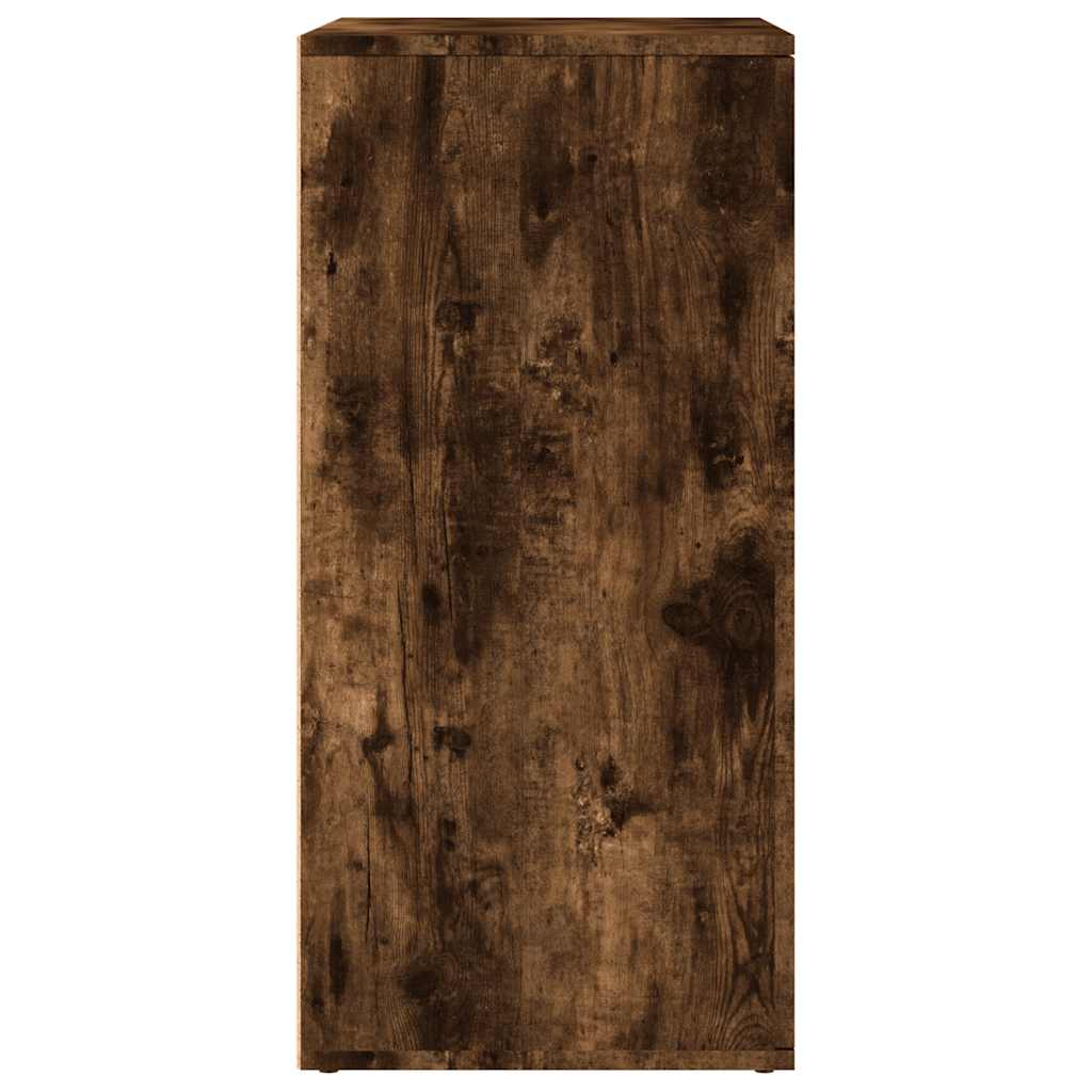 Komoda 2 kom boja dimljenog hrasta 79x38x80cm konstruirano drvo